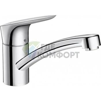 Смеситель Hansgrohe Logis 71830000 для кухни с выдвижной лейкой - фото 1