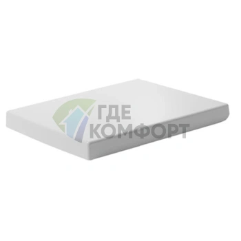 Сиденье для унитаза Duravit Vero съемное белое с автоматическим закрыванием и петлями из нержавеющей стали (67690000) - фото 1