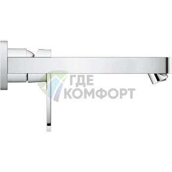 Настенный смеситель для раковины Grohe Quadra с термостатом - фото 2