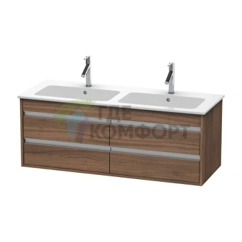 База под раковину Duravit Ketho с 4 выдвижными ящиками, 480x1270x475 мм, цвет натуральный орех (KT643307979) - фото 1
