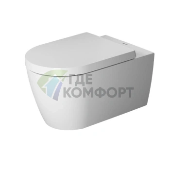 Унитаз подвесной Duravit Me by Starck Rimless 570х370 мм белый (2529090000) - фото 1