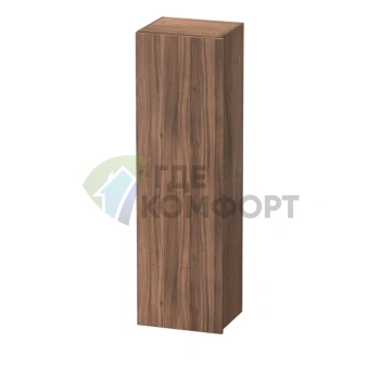 Колонна для ванной Duravit DuraStyle 1400 мм с 4 стеклянными полками, цвет натуральный орех (DS1219L7979) - фото 1