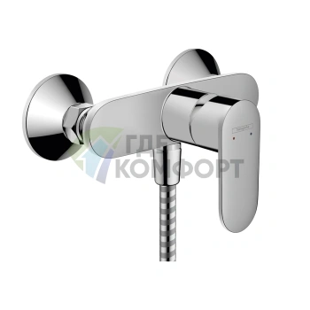 Смеситель для душа Hansgrohe Vernis Blend: Интеллектуальный дизайн и комфорт на уровне (71646000) - фото 1