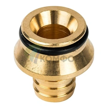 Фитинг STOUT компрессионный для труб из сшитого полиэтилена red 16x2-0x3/4 - фото 2