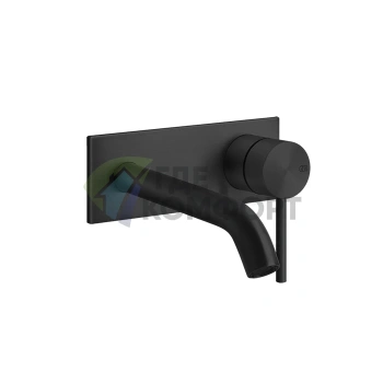 GESSI XL: встраиваемый смеситель с изливом 147 мм в цвете Black (54088#299) - фото 1