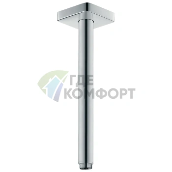 Потолочное подключение HG E 300 мм с резьбой G1/2 хром (27388000) - фото 1