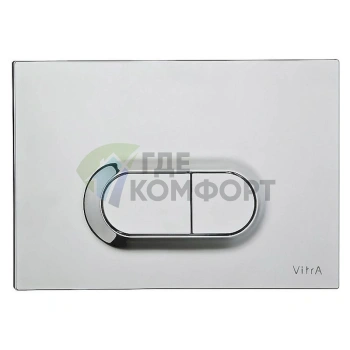 Кнопка смыва VitrA хромированная сталь 740-0940
