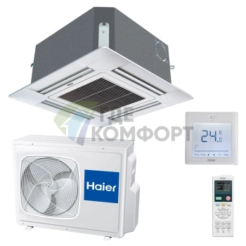 Кондиционер кассетный Haier AB24ES1ERA(S)/1U24FS1EAA/PB-950JB on/off - фото 1
