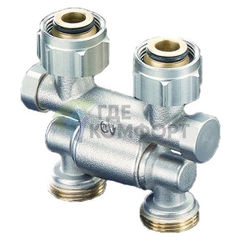 Узел нижнего подключения Oventrop Multiflex F ZB 3/4 AG 1015711 поворотный - фото 1