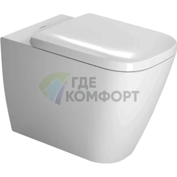 Унитаз приставной Duravit Happy D.2: компактное решение для ванной комнаты (2159090000) - фото 1