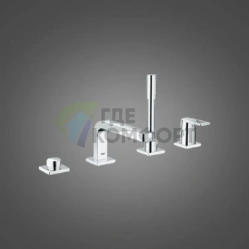 Смеситель Grohe Quadra 19579000 для установки на борт ванны - фото 4