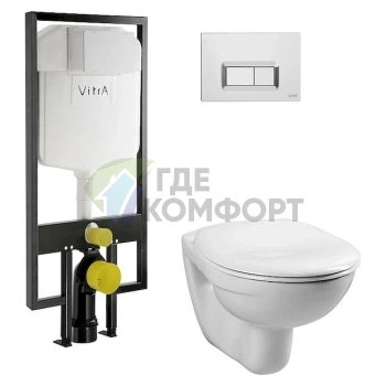 Кнопка смыва VitrA Normus 9773B003-7200 хром - фото 1
