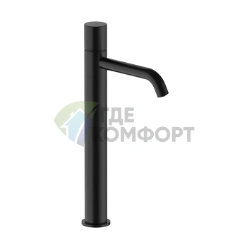 Смеситель для раковины Fantini NOSTROMO SMALL высокий матовый черный (50 13 G906WF) - фото 1