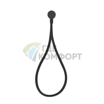 Магнитный душевой комплект Gessi Hi-Fi Black XL с лейкой и держателем (63099#299) - фото 1