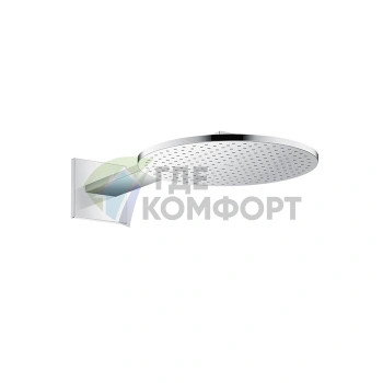 Верхний душ AX ShowerSolution 300 мм с держателем 450 мм, хром (35300000) - фото 1