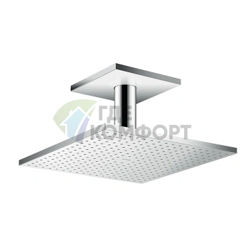 Верхний потолочный душ AX ShowerSolution 300x300 мм с 2 струями и держателем (35320000) - фото 1