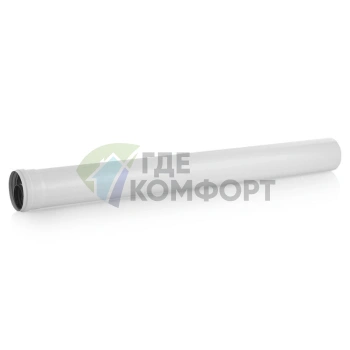 Удлинитель коаксиального дымоотвода для котлов BAXI D=60/100, длина 1000 мм
