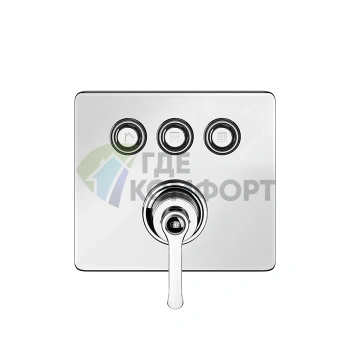 Смеситель для душа GESSI HI-FI ECLECTIC настенный встраиваемый (65244#031) - фото 1