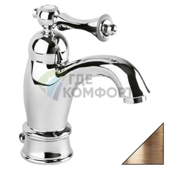 Смеситель для раковины Cezares Margot MARGOT-LSM1-A-02-M с золотым покрытием