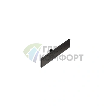 Нерегулируемая боковая форсунка для душа Fantini Milano Matt Gun Metal PVD (86 P5 8034B) - фото 1