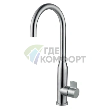 Стильный кухонный смеситель Zorg Inox Clow для вашей мойки - фото 1