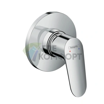 Смеситель для душа Hansgrohe Focus встраиваемый, на 1 источник, хром (31961000) - фото 1
