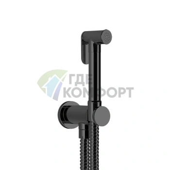 Гигиенический душ Gessi Transparenze Black Metal Brushed PVD (14331#707) - фото 1