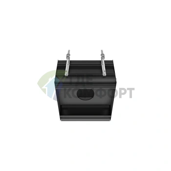 Профиль линейный GESSI BINARIO 250 мм Black XL для легкого монтажа систем (61121#299) - фото 1