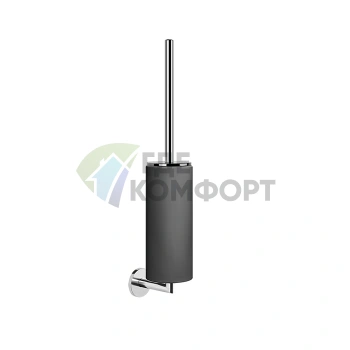 Ершик для унитаза Gessi Tondo настенный, черный с хромированными деталями (63620#031) - фото 1