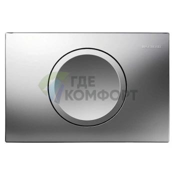 Кнопка смыва для унитаза Geberit Delta 11 115.120.46.1 матовый хром - фото 1