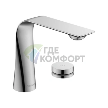 Электронный смеситель Duravit D.1 для раковины, сетевое питание, хром (D11100008010) - фото 1