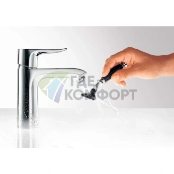 Смеситель для раковины Hansgrohe Metris 31084000 - фото 3