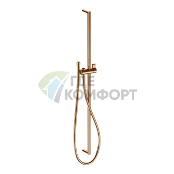 Душевая штанга Fantini Matt Copper PVD без лейки, со шлангом 150 см и креплением (86 P9 9247) - фото 1