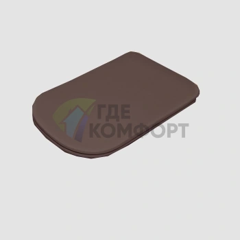 Kerasan Tribeca Slim Сиденье для Унитаза с Микролифтом Borgogna Matt (519175)