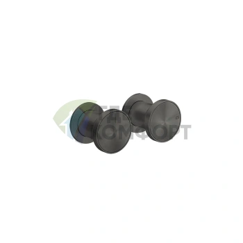 Смеситель GESSI Origini встраиваемый на 2 позиции с отдельной вставкой Black Metal Brushed PVD (66079#707) - фото 1