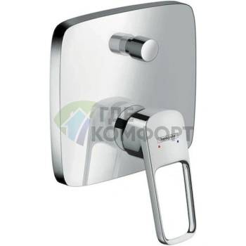 Смеситель Hansgrohe Logis Loop для ванны с душем: стильный дизайн и комфорт - фото 1