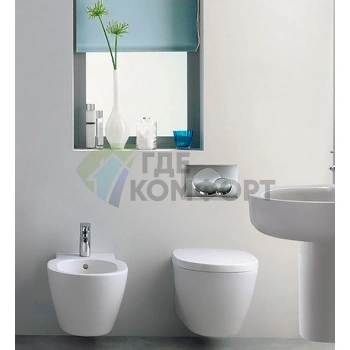 Подвесной унитаз Ideal Standard Connect AquaBlade безободковый - фото 3