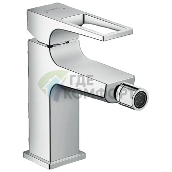 Смеситель для биде Hansgrohe Metropol с донным клапаном Push-Open, хром (74520000) - фото 1