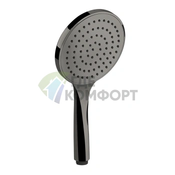 Душевая лейка Gessi Rettangolo с защитой от известкового налета, цвет Black Metal Brushed PVD (14370#707) - фото 1