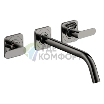 Смеситель для раковины AX Citterio M: полированный черный хром (34315330) - фото 1
