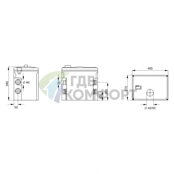 Накопительная емкость Grundfos LIFTAWAY C (для насосов KP) - фото 2