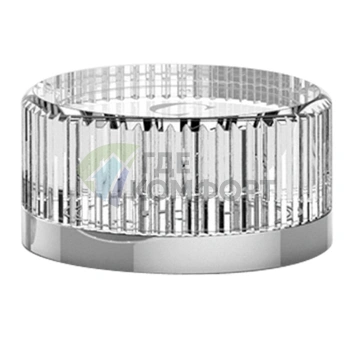 Ручка для смесителя Fantini Venezia левая, стекло, хром-черный, маркировка H (29 02 N647C5) - фото 1