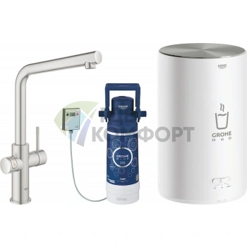 Кухонный смеситель Grohe Red II Duo со встроенным водонагревателем - фото 1