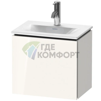 Подвесная тумба Duravit L-Cube White High Gloss 400 мм (LC6133L2222) - фото 1