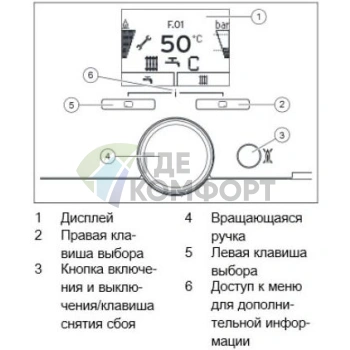 Газовый настенный одноконтурный котел Vaillant atmoTEC plus VU 240/5-5 24 кВт - фото 4