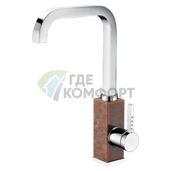 Смеситель для кухни Zorg Stone ZR 370 Y бежевый - фото 1
