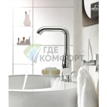 Смеситель Grohe Essence New 32628001 для раковины: стиль и функциональность - фото 4