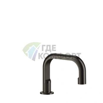 Отдельностоящий излив GESSI INCISO 140x145 мм, цвет nero XL (58091#299) - фото 1