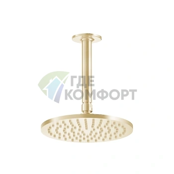 Потолочная душевая головка GESSI INCISO с шарнирным креплением — золото (58152#246) - фото 1