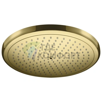 Верхний душ Hansgrohe Croma 280 мм в полированном золоте (26220990) - фото 1